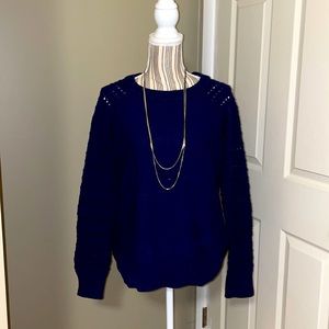 🦉 Market & Spruce 🍁 Navy Pullover